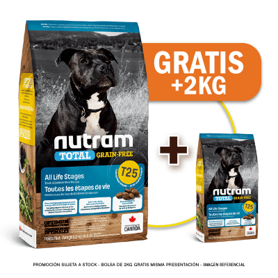 Promo T25 Nutram Total Grain - Free Salmon & Trout Dog 11.4 Kg