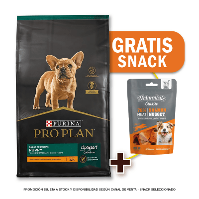 Pack Pro Plan Cachorro Razas Pequeñas 7.5 Kg + Snack de Regalo