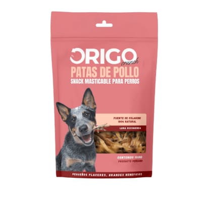 Origo Crunch patas de pollo (paquete contiene 10 unidades)