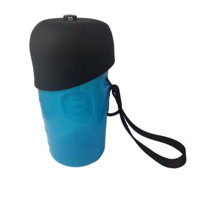 Puppylandia bebedero portátil 2 en 1 con cuenco de silicona
