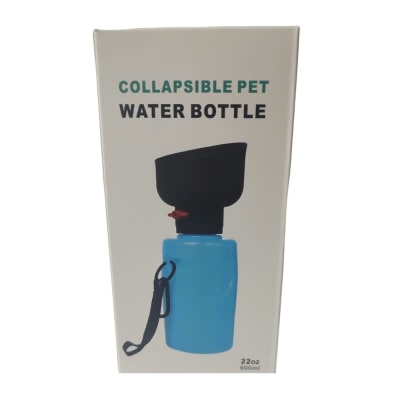 Puppylandia bebedero portátil 2 en 1 con cuenco de silicona