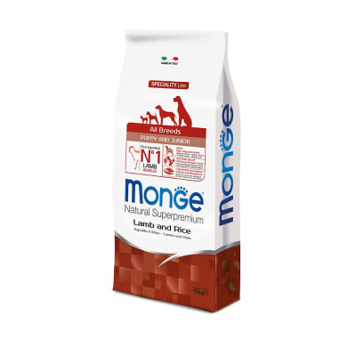 Monge canine puppy cordero y arroz 12 Kg