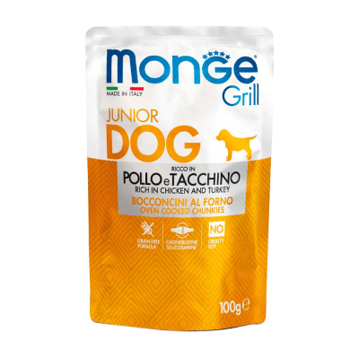 Monge puppy grill pollo e tacchino 100 gr