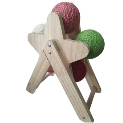 Petshow rascador para gato modelo Mini árbol con pelotas