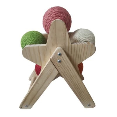 Petshow rascador para gato modelo Mini árbol con pelotas