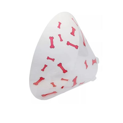 Buster Desing collar Isabelino huesitos rojo 25 cm