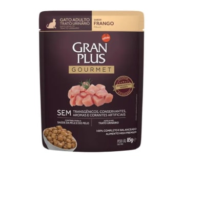 Gran Plus Gato adulto Gourmet sabor a pollo (tracto urinario) 85 gr