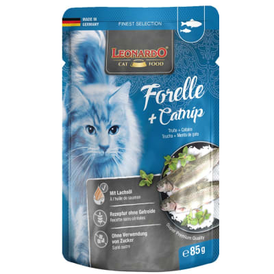 Leonardo trucha y catnip 85 gr