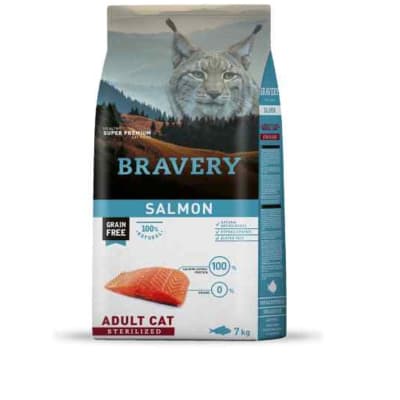 Bravery Cat adulto salmon sterilizado 7 Kg