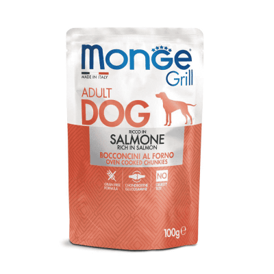 Monge canine adult grill salmon 100 gr.