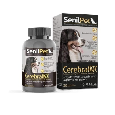 Drag Pharma Senil Pet cerebral 20 - Contiene 30 comprimidos
