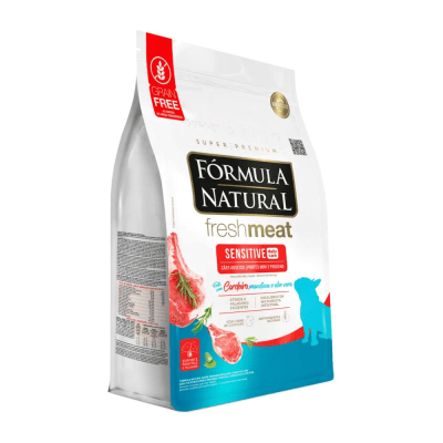 Formula Natural Fresh Meat Sensitive para pero adulto mini y pequeño cordero 2.5 Kg