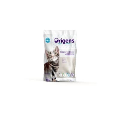 Origens arena Super Premiun sin aroma 10 Kg