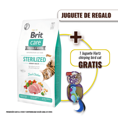 Brit Care Cat Cat Sterilized Urinary Health 7 Kg + Juguete GRATIS