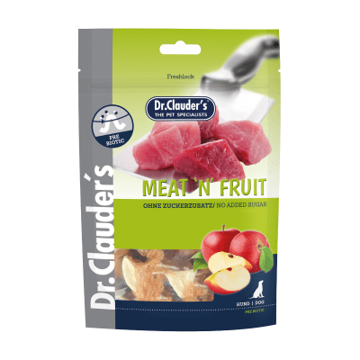 Dr Clauders Snack Meat & fruit apple 80 gr