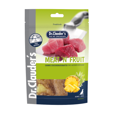 Dr Clauders Snack Meat & Fruit (carne, pollo y piña) 80 gr1