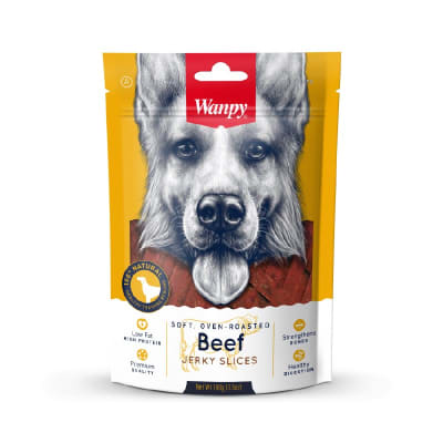 Wanpy snacks natural de carne de vacuno 100 gr