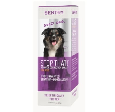 Sentry Stop Spray para corregir el comportamiento no deseado de los perros 29 gr