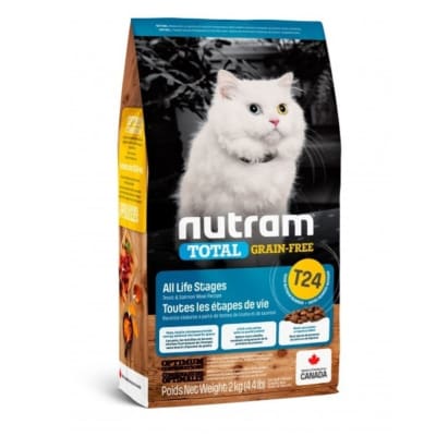 T24 Nutram Total Grain - Free Salmon &Trout Cat 2 Kg  - vcto corto