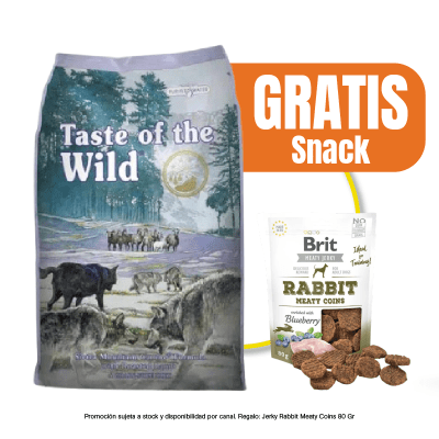 Pack Taste of the Wild Sierra Mountain 12.2 kg + Snack Gratis