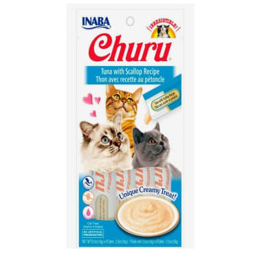 Snacks Churu de atún y vieira (4 unidades)