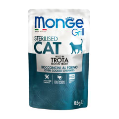 Monge Feline Grill adulto trucha 85 gr
