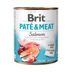 Brit Pate & Meat Salmon 800 gr