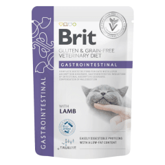 Brit GF Veterinary Diet cat Gastrointestinal with lamb pouch 85 gr