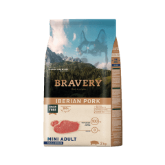 Bravery Dog Mini Adulto Iberian Pork 2 Kg