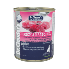 Dr Clauders Hirsch & Kartoffel (venado y papa) 800 gr