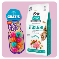 Promo Brit Care Cat Sterilized Urinary Health 7 Kg + Juguete Hartz Midnight Crazies de regalo