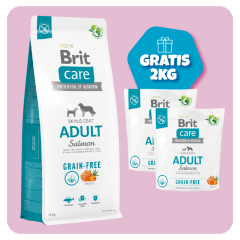 Promo Brit Care GF Adult Salmon & Potato 12 Kg + 2kg GRATIS
