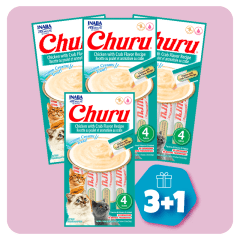 Promo Snacks Churu de pollo con cangrejo (4 unidades) (3+1)