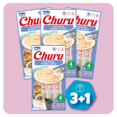 Promo Snacks Churu de atún (4 unidades) (3+1)
