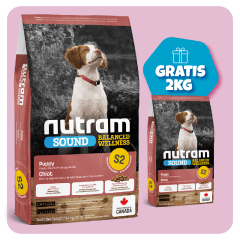 Promo S2 Nutram Sound Puppy 11.4 Kg + 2 kilos de regalo