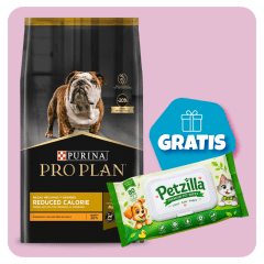 Promo Pro Plan Reduced Calorie Razas Medianas y Grandes 12 Kg + Toallitas húmedas Gratis