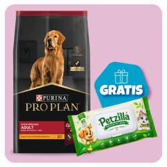 Promo Pro Plan Adult Razas Medianas 15 Kg + Toallitas Húmedas Gratis