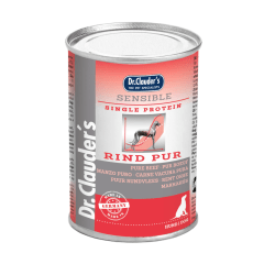 Dr Clauders dog  Sensible rind pur (beef) 400 gr