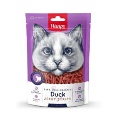 Wanpy Sancks para gatos tiritas de pato 80 gr.