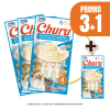 Pack Snacks Churu atun con sabor a marisco (1 paquete contiene 4 tubos) (3+1)1