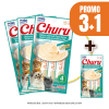 Pack Snacks Churu de pollo con cangrejo (4 unidades) (3+1)1