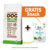 Pack Country Dog Junior 15 kg + Snack Brit Insects GRATIS1