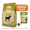 Pack Araton dog Junior All Breeds pollo, pato y pavo 3 Kg + Pouch de Regalo1