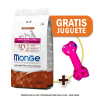 Pack Monge Canine adult extra small cordero, arroz y papa 2.5 Kg + Juguete de Regalo1