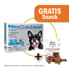 Pack Nexgard para perros de 4.1 - 10 kg de peso contiene 3 unidades + Snack Jerky Venison Gratis1