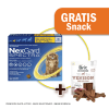 Pack Nexgard Spectra por 3 tabletas para perros de 3.6 - 7.5 Kg + Snack Jerky Venison Gratis1