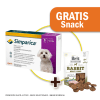 Pack Simparica 10 mg (2.5 a 5 kg) x 3 tabletas + Snack Jerky Rabbit de Regalo1
