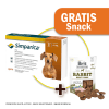 Pack Simparica 20 mg (5 a 10 kg) x 3 tabletas + Snack Jerky Rabbit de Regalo1