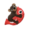 Kong Pull a Partz Pals Bear Md1