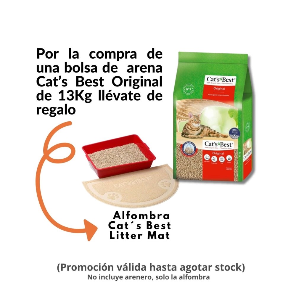 Promo Arena Cats Best Original 13 Kg + Alfombra Mister Pet